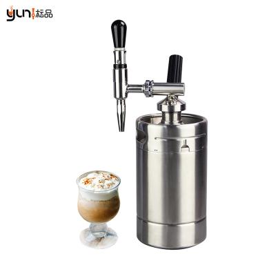 China 2021 Sustainable Nitro Cold Brew Coffee Makers Stainless Steel Commercial Coffee Dispenser for sale