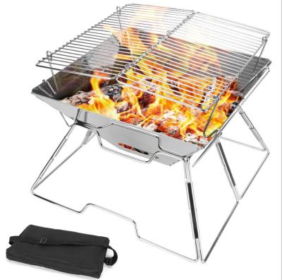 China Easily Assembled Most Popular Camping Stainless Grill Pakistan Portable Barbecue Grill for sale