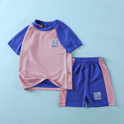 China Accept customization children's new children's sports suits boys' and girls' basketball sportswear short-sleeved children's clothing for sale