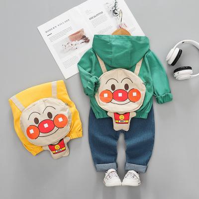 China Autumn 2020ins European and American children's hooded jacket cartoon Anpanman long-sleeved anorak viable to trace customization for sale