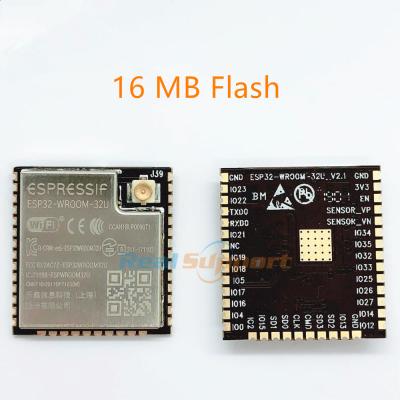 China Original ESP32 ESP32-WROOM-32U 16MB Flash Memory Wi-Fi+BT+BLE ESP32 Module IPEX Antenna Espressif ESP32-WROOM-32U for sale