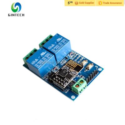 China 5V 2 way ESP8266 x2 wifi relay module smart home phone APP esp8266 wiff module IoT support remote control switch 59*40mm for sale