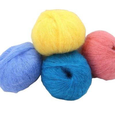 China Chinese brand high quality fancy yarn mohair yarn for crochet sweaters coat scarf for sale