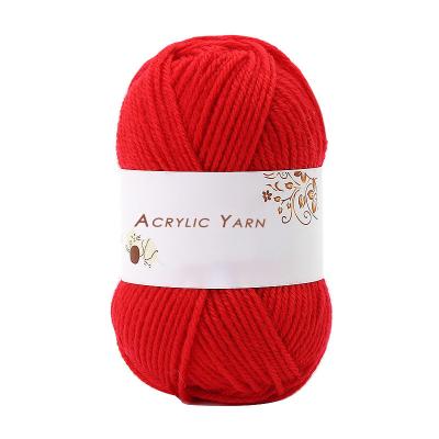 China Cheap Wholesale High Quality soft and warm 4ply 50g acrylic yarn for knitting for sale