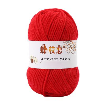 China 2023 new hot sales multi color 100% acrylic 50g yarn acrylic for crochet for sale