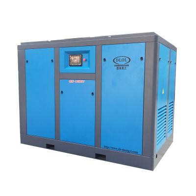 China Two Stage Variable Frequency Electricity Lubricated Backup Screw Compressor for sale