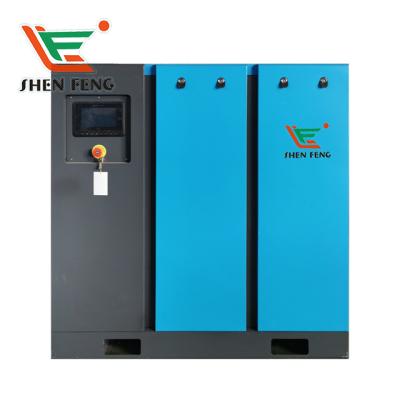 China 50HP 37KW AC Power Lubricated Direct Driven Rotary Screw Air Compressor for sale