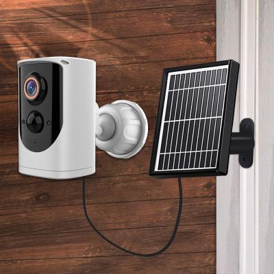 China Human Motion Tracking Radio WiFi HD 1080P Outdoor Solar Powered Camera Battery IP Camera For Home Security, 2 Way Audio Video Surveillance System for sale