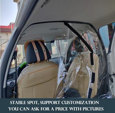 China Self-use cars/car-hi online/fast trains/car accessories PVC clear shield hot driver Passenger Taxi Fully 2022 sale taxi enclosed transparent film car d protective isolation for sale