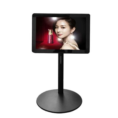 China Indoor Cheap Table Head 10.1 Inch LCD TV Advertising Display With Base for sale