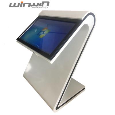 China Good Design 43inch Touch Screen Table Z Style Indoor Ten Point Floor Digital Signage For Research for sale