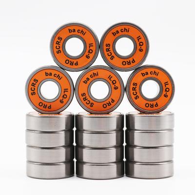 China Fast Skateboard Speed ​​No Noise 608 Six Ball Bearings For Skateboarding Use for sale