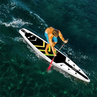 China Unisex Environmental Friendly Material Inflatable Kayak Surfboard Jet Drop Point Stand Up Paddle Board Surf In Water Sports for sale