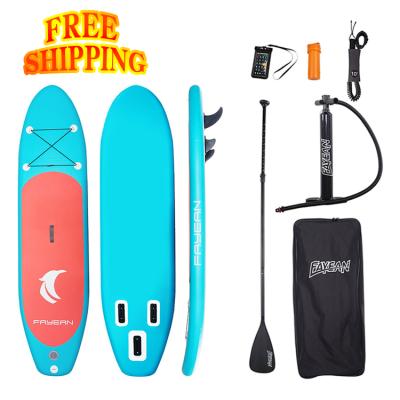 China Discount Unisex Hot Sale Fast Shipping Can Stand Inflatable Paddle Board SUP Board Windsurfing Board for sale