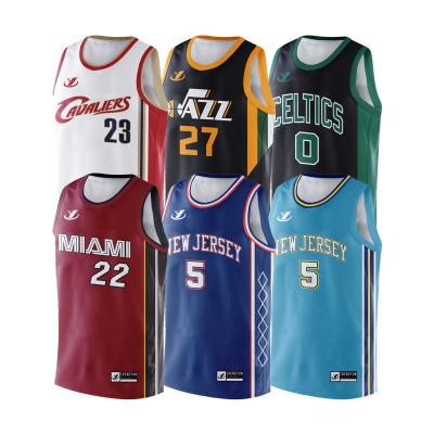 China Custom Made Breathable Polyester Breathable Mens Sublimation Athletic Basketball Tank Top for sale