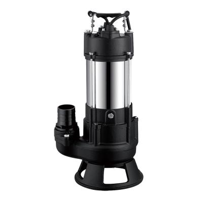 China Buildings 2hp 1.5kw Commercial Domestic Electric Vertical Submersible Dirty Sewage Pump for sale