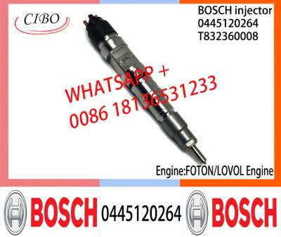 China Dieselkraftstoff-Injektor-Versammlung 0445120264 T832360008 BOSCH 0445120264 ursprüngliche für FOTON-/LOVOLmaschine zu verkaufen