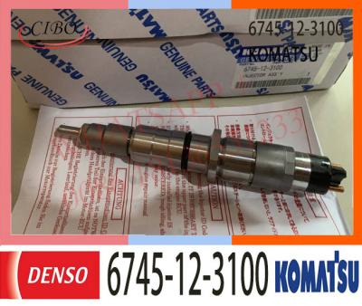 China 6745-12-3100 KOMATSU Fuel Injectors 0445120236 PC300-8 PC300LC-8 D65EX-15E0 6D114 for sale