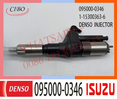 China 095000-0346 DENSO Diesel Engine Fuel Injector 095000-0346 For ISUZU 6TE1 1-15300363-6, 1-15300363-5 for sale