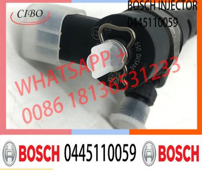 China hete verkoop100% nieuwe injecteur 0445110059 0986435149 Gemeenschappelijke Spoor Diesel Brandstofinjector voor Chrysler/Jeep/LDV/VM Motori Te koop