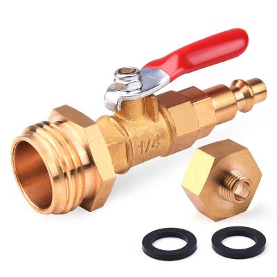 China MICTUNING RV Ball Valve Antifreeze Spout Winterizer Kit Sprinkler Blowout Adapter For RV Camper Boat Trailer for sale