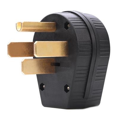 China MICTUNING NEMA 14-50P Automotive Power Plug Connector 4-Prong 50A 125/250V Straight Blade Plug - RV Replacement Male Plug for sale