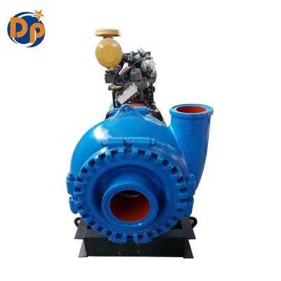 China 30hp Machining River Sand Pumping Machine Horizontal Cutter Suction Dredger Gravel Pump for sale