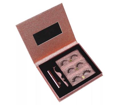 China Newest Mikiwi Delicate Magnetic Eyelashes Kit with 2 Pairs Magnetic Eyelashes and Magnetic Eyeliner in Gift Box for sale