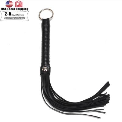 China Slave Spanking Sm Game Toy For Couple Men Women Whip Slap Body Strap Beat Lash Flog Tool Fetish Adult Realistic PU Leather Sex Glans for sale