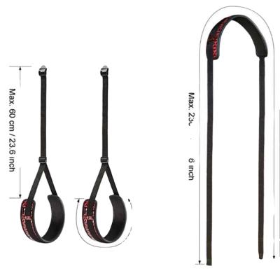 China High Quality PU Leather Body Restraints Adjustable US Warehouse Bdsm Leg Opening Bondage Gear Sex Toys For Woman for sale