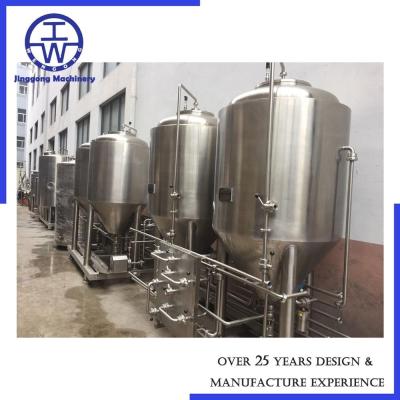 China Optional Volume Beer Fermentation Tank Dimple Jacket Thickness 2mm - 6mm for sale