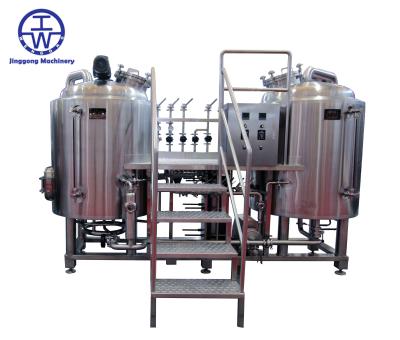 Κίνα 1000L / 10bbl προσαρμοσμένη Brewhouse διάσταση μπαρ εστιατορίων εξοπλισμού παρασκευής μπύρας τεχνών προς πώληση