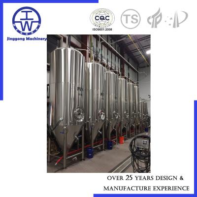 China Large Beer Fermentation Tank 5000-10000 Litre Customized Dimension SS316L for sale