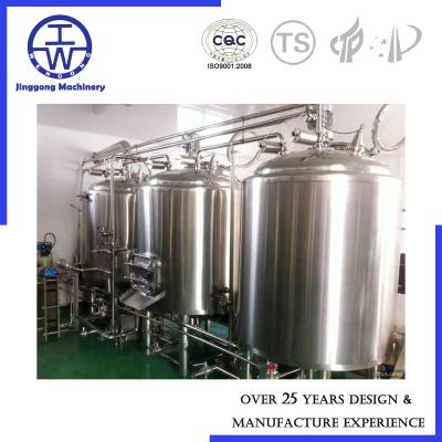 China 2000L Mini Brewery Equipment , Draft Beer Equipment For Home Craft Beer Brewing for sale