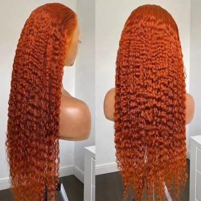 China Body Wave Most popular water wave human hair wig 180%density 360 lace frontal wig with baby hair 100% human hair full lace front wigs for sale