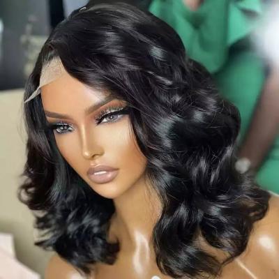 China Cheap Body Wave 12A Grade 100% Brazilian Body Wave Wig 13X4 Lace Bob Wigs Wholesale Human Hair Virgin Hair Front Short Bob Wig for sale