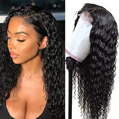 China Deep Sheer Lace Front Human Hair Wigs Pre Plucked Body Wave HD Human Hair Wigs With Baby Hair 4X4 Lace Closure Hair Wigs For Black Women for sale