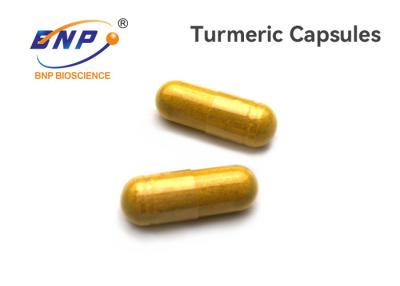 China Curcuma Turmeric And Black Pepper Capsules Brown Yellow 510mg for sale