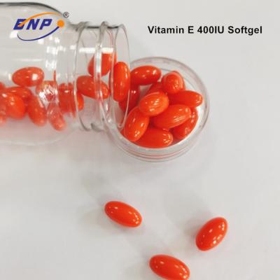 China Orange Health Aid Vitamin E 1000 iU Capsules Softgel Antioxidant for sale