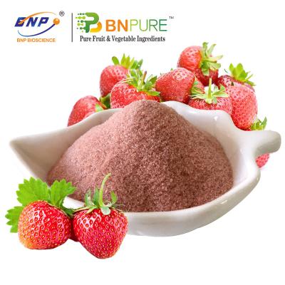 China Pink Fruit Vegetable Powder Supplement Fragaria Strawberry Juice Powder for sale