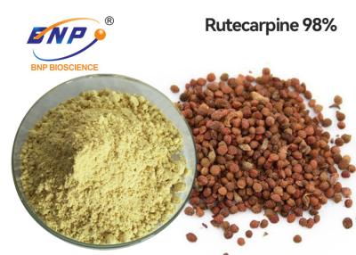 中国 補足のEvodia RutaecarpaのエキスのRutecarpine自然な98%の高性能液体クロマトグラフィーRutaecarpine 販売のため