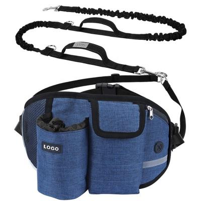 China Water Proof Fitness Polyester Multifunctional Outdoor Running Pet Walking Fanny Pack Sports Leash For Sale for sale