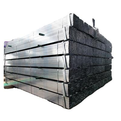 China Liquid Hot Dipped Galvanized Square Rectangular Pipe ASTM A500 200 Hollow Section Rectangular Steel Tube for sale