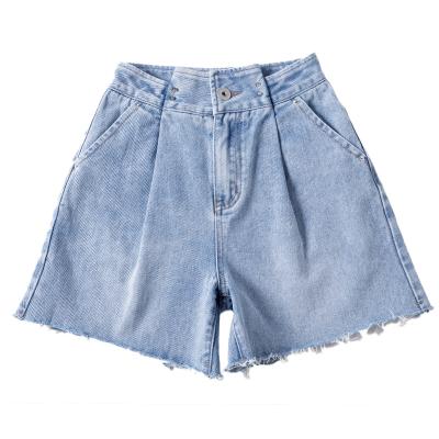 China Fashion European Slim sister summer fashion big size women's clothing denim shorts QUICK DRY new 2021 wholesale for sale