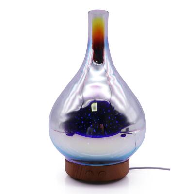 China New Design Glass Humidifier Aromatherapy Portable Colorful Dragonfly Model Humidifiers Ultrasonic Aroma Diffuser for sale