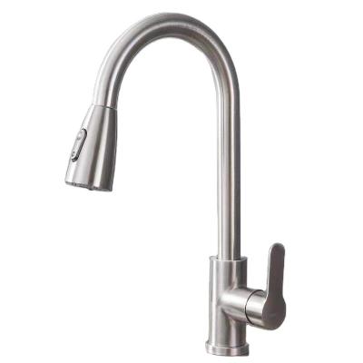 China Flexible Modern Porcelain Kitchen Sink Faucet Modern Faucet Pull Out Spray Kitchen Faucet for sale