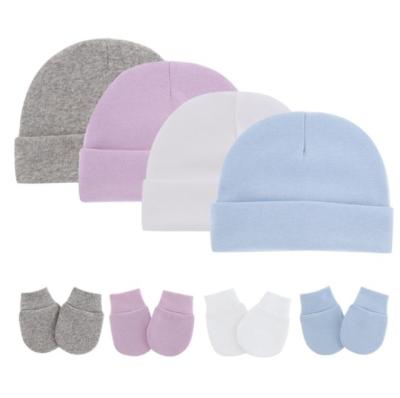 China Soft& Hot Free Sample Newborn Toddler Winter Gloves And Hats Set Unisex Autumn Miitens Hats Sets Infant Baby Boys for sale