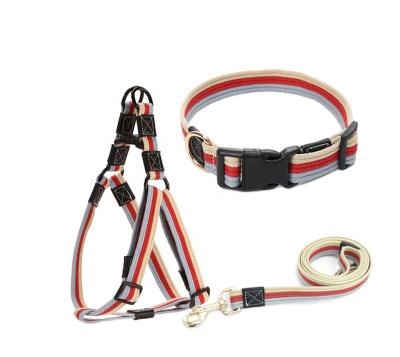 China Thoughtful No Pull Dog Harness Collar Base Adjustable Back Halter Clip Heavy Duty Anti-Twist Leash For Training Walking On for sale