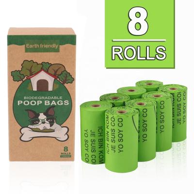 China Eco Friendly Factory Stocked Lucky Dog Poop Bags Biodegradable Compostable for sale