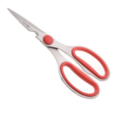 China Multifunctional Chicken Bone Scissors Kitchen Scissors 5Cr15Mov Stainless Steel Kitchen Cutting Scissors for sale